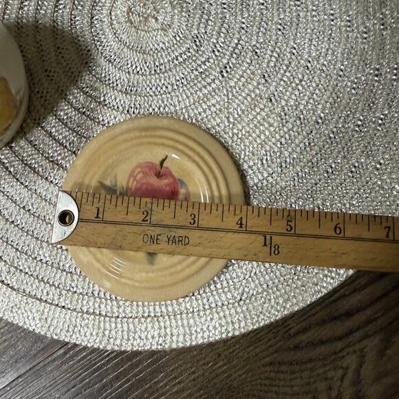 Vtg KNOWLES UTILITY WARE Fruit Lidded Refrigerator Bowl 40-12 USA Dmg READ - Picture 5 of 11